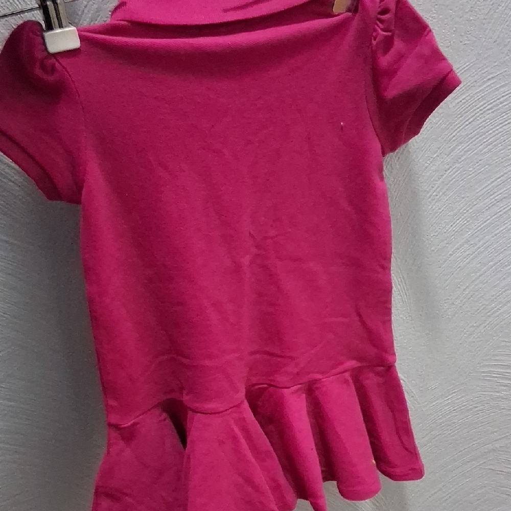 Polo by Ralph Lauren Fuchsia Kids Polo Dress - Picture 6 of 6